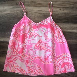 Lilly Pulitzer “Trunk in Love” Pixie Tank Top